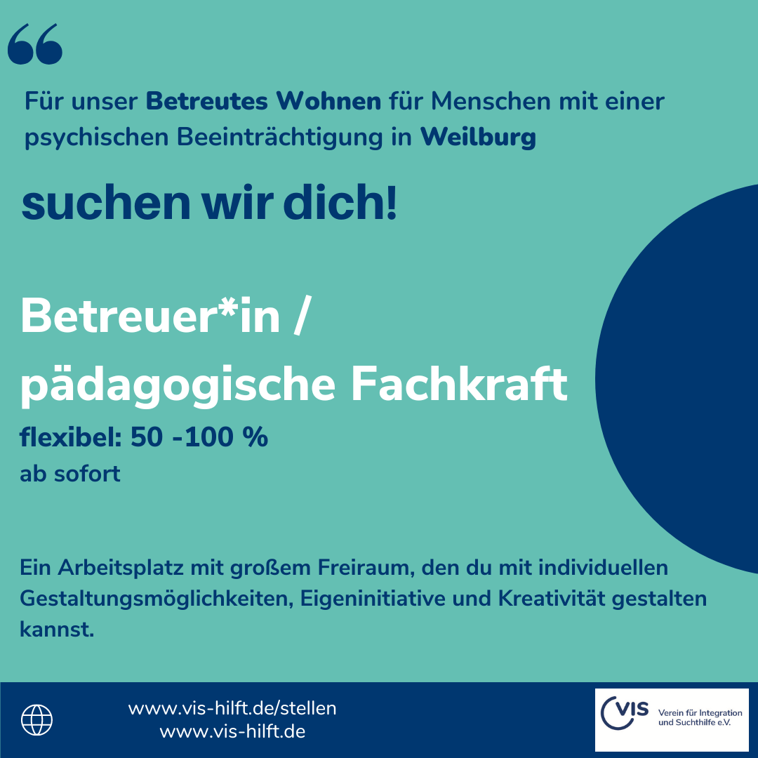 Betreutes Wohnen Weilburg psychische Behinderung