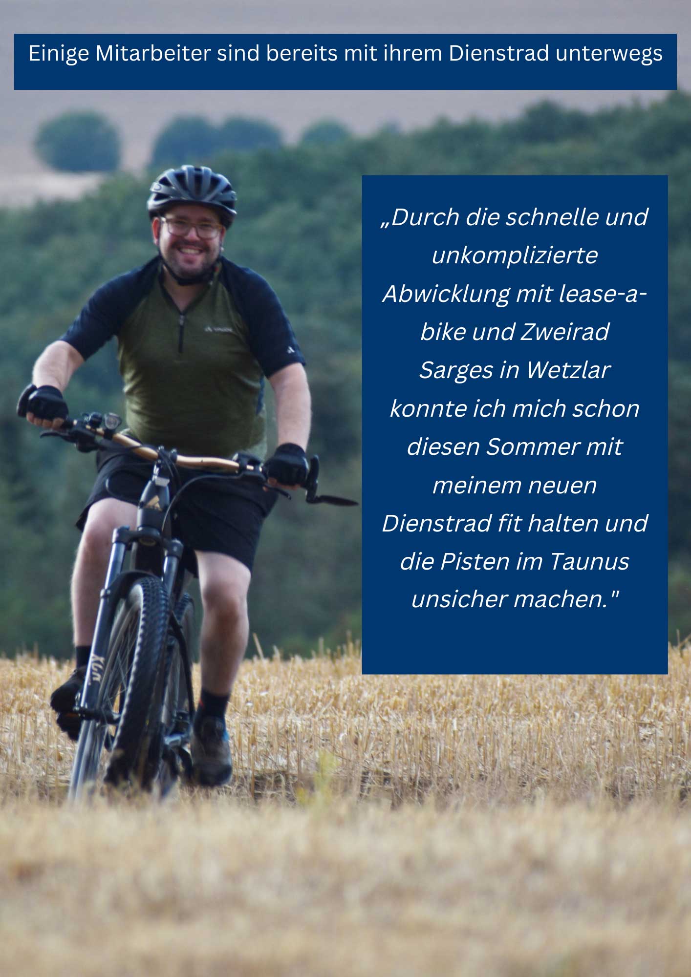 VIS Mitarbeiter Fahrrad leasen Zweirad Sarges Wetzlar